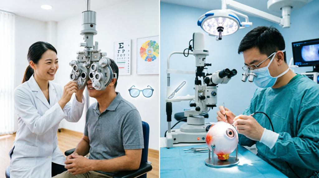 optometrist vs ophthalmologist