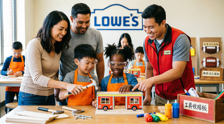 Lowe’s Kids Workshop 2025: Free Hands-On Building Adventures for Young DIYers