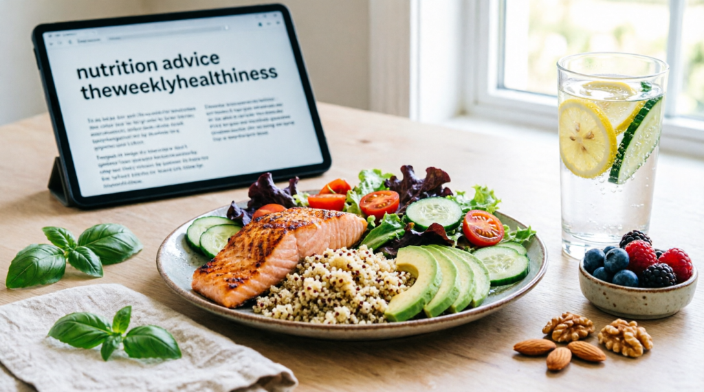 nutrition advice theweeklyhealthiness